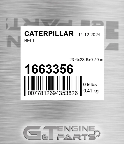 166-3356 Belt