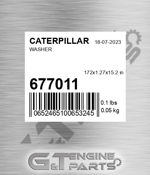 677011 CATERPILLAR Washer