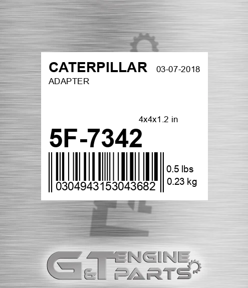 5F-7342 Adapter for CATERPILLAR