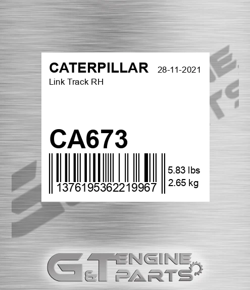 CA673 Link Track Rh for CATERPILLAR