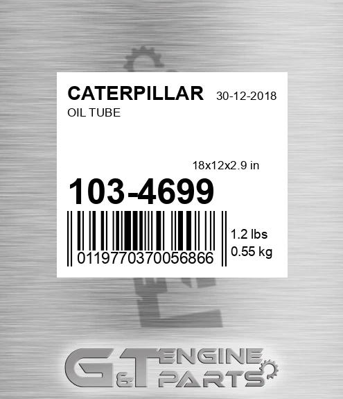 103-4699 Oil Tube