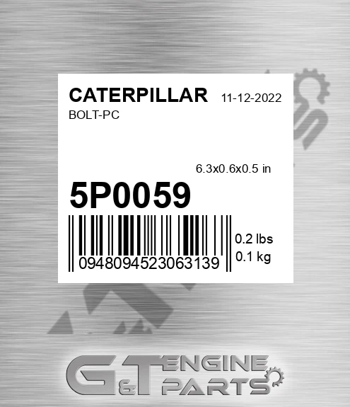 5P0059 Bolt-pc