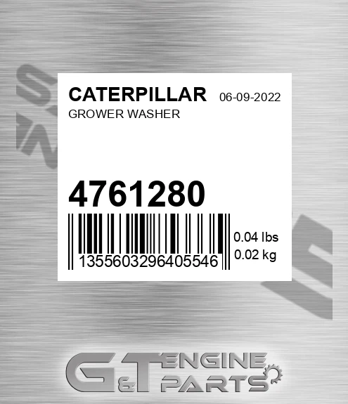 476-1280 Grower Washer for CATERPILLAR