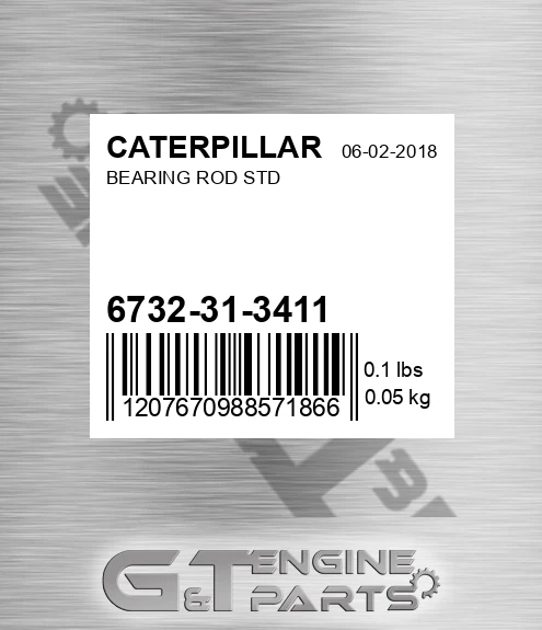 6732313411 Bearing Rod Std