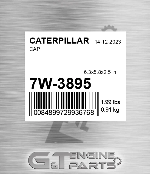 7W-3895 Cap for CATERPILLAR