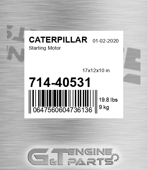 714-40531 Starting Motor