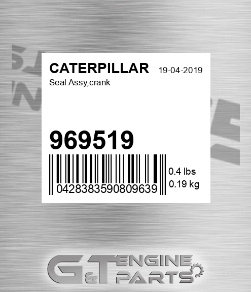 969519 Seal Assy,crank