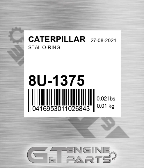 8U-1375 Seal O-ring for CATERPILLAR