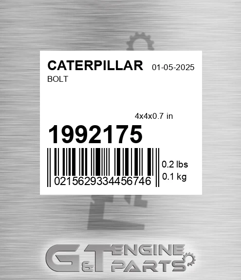 199-2175 Bolt