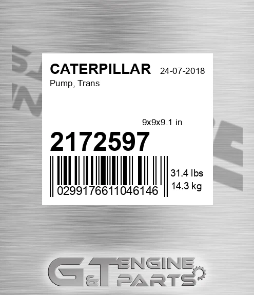 2172597 Pump, Trans