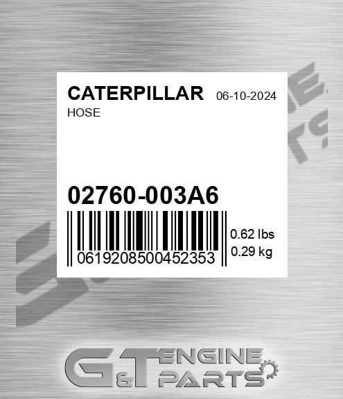 02760-003A6 Hose