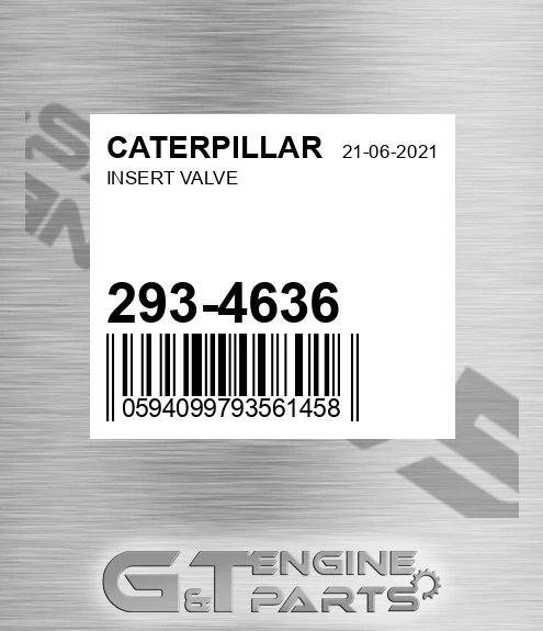 293-4636 CATERPILLAR Insert Valve
