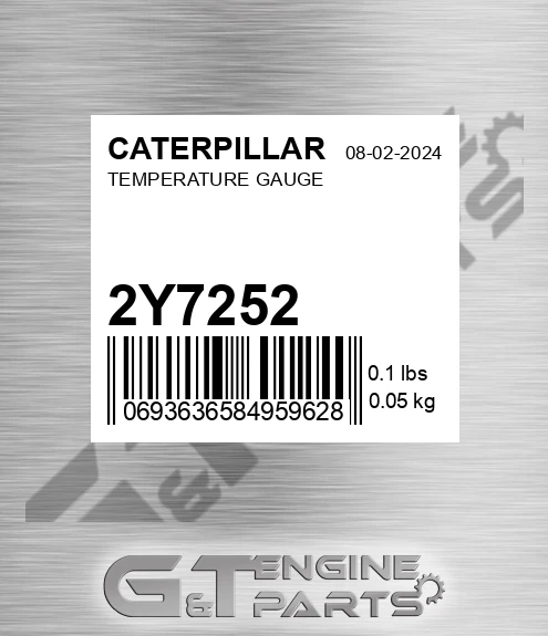 2Y-7252 Temperature Gauge