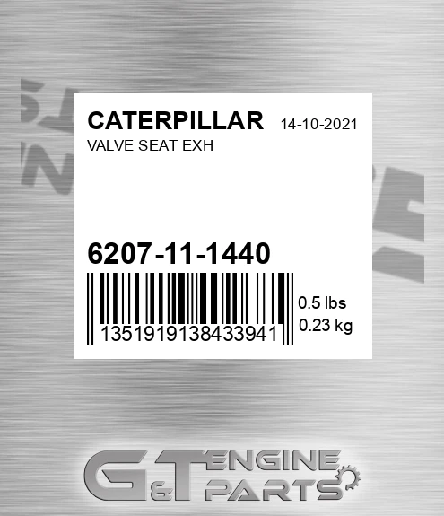 6207-11-1440 Valve Seat Exh for CATERPILLAR
