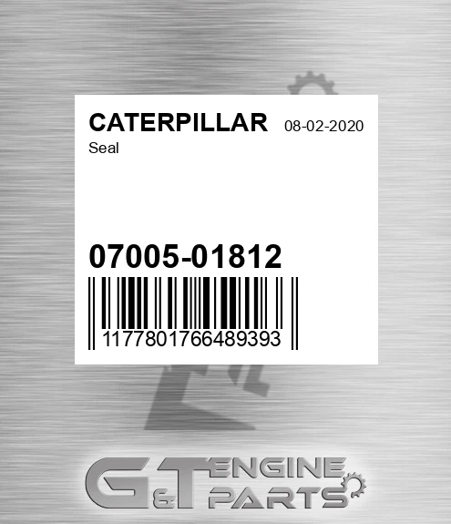 07005-01812 Seal for CATERPILLAR