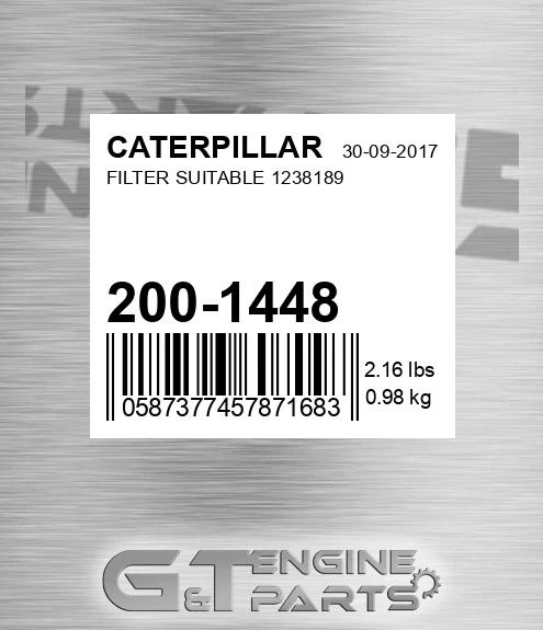 200-1448 Filter Suitable 1238189