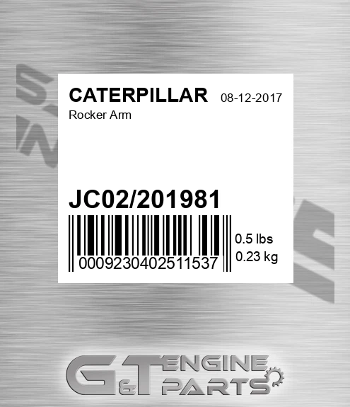 JC02/201981 Rocker Arm