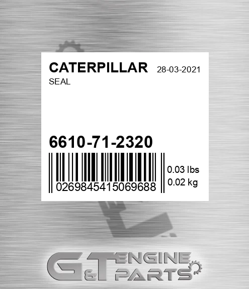 6610-71-2320 Seal