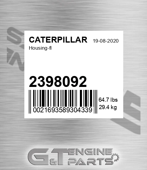 2398092 Housing-fl for CATERPILLAR