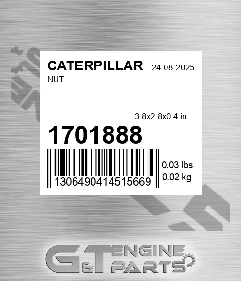 170-1888 Nut for CATERPILLAR