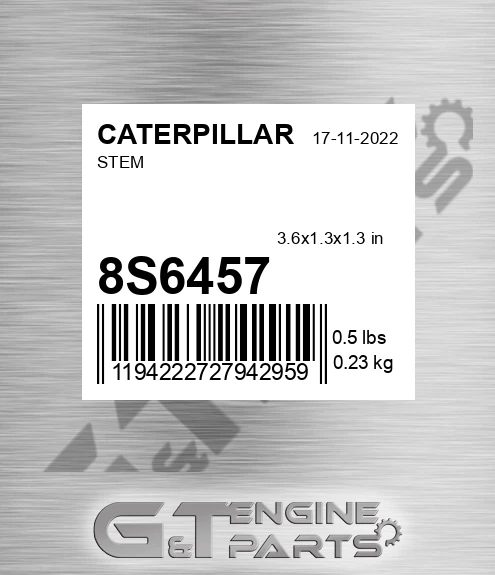 8S6457 Stem for CATERPILLAR