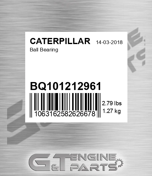 BQ101212961 Ball Bearing for CATERPILLAR