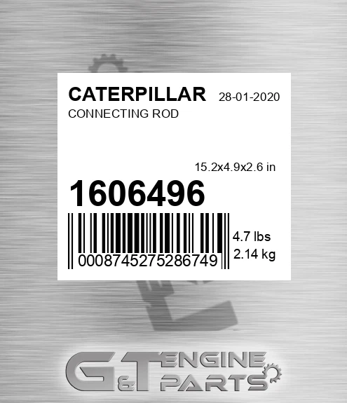 160-6496 Connecting Rod for CATERPILLAR