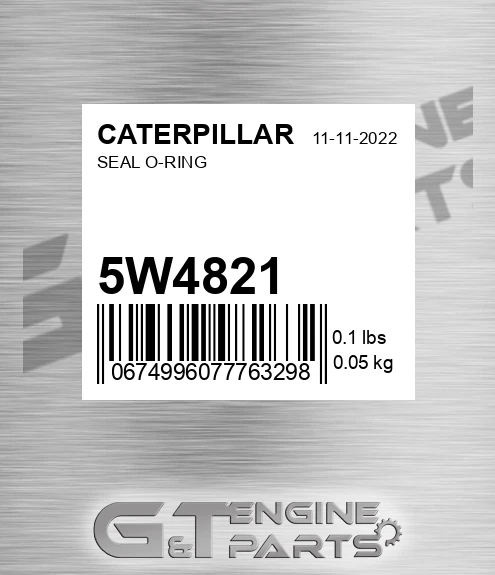 5W-4821 Seal O-ring for CATERPILLAR