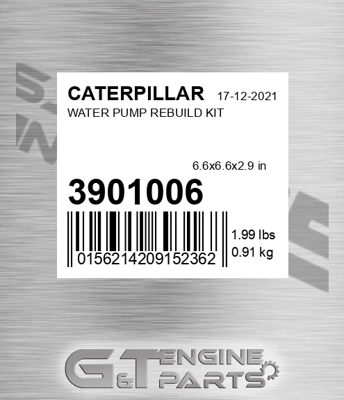 390-1006 CATERPILLAR Water Pump Rebuild Kit