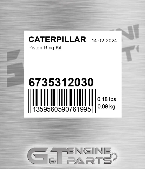 6735312030 Piston Ring Kit for CATERPILLAR