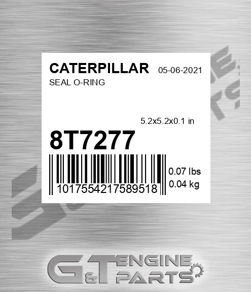 8T-7277 Seal O-ring for CATERPILLAR