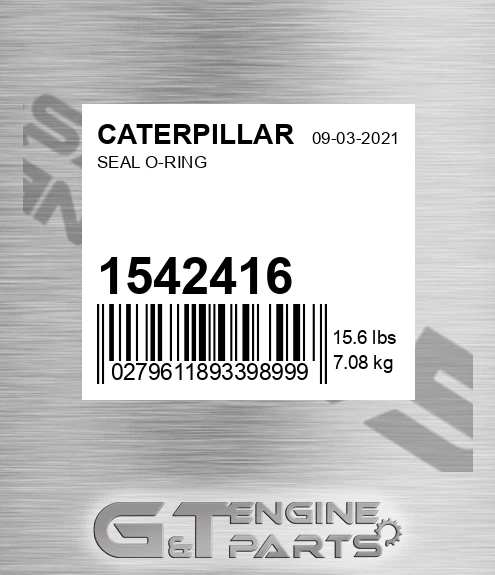 1542416 Seal O-ring