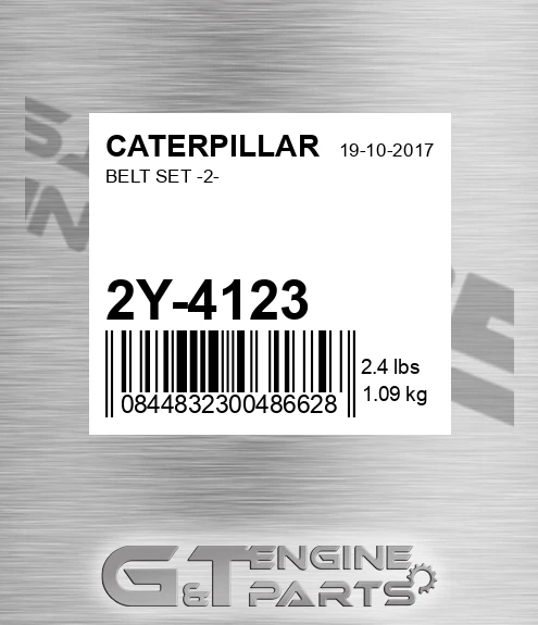 2Y-4123 Belt Set -2- for CATERPILLAR