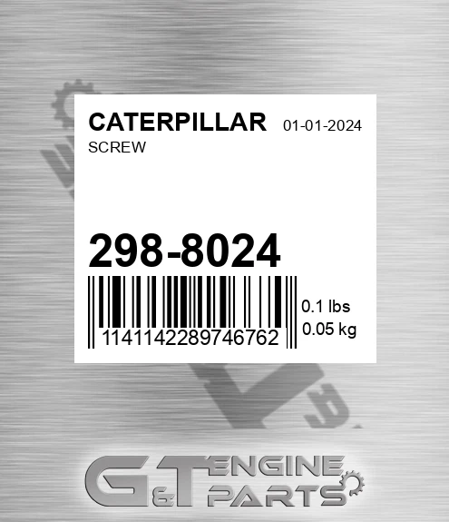 298-8024 CATERPILLAR Screw