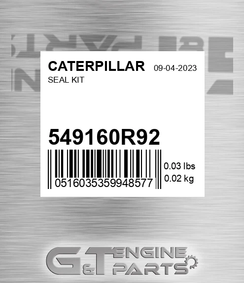 549160R92 Seal Kit