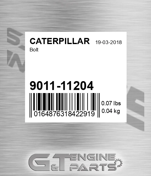 9011-11204 Bolt for CATERPILLAR