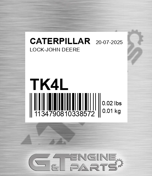 TK4L Lock-john Deere