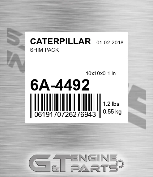 6A-4492 Shim Pack