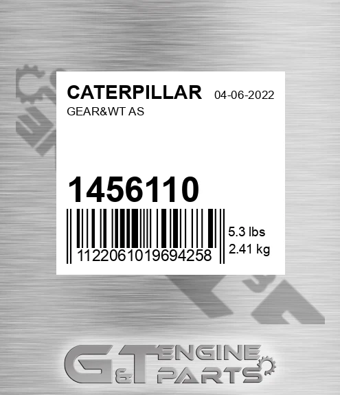 1456110 Gear&wt As
