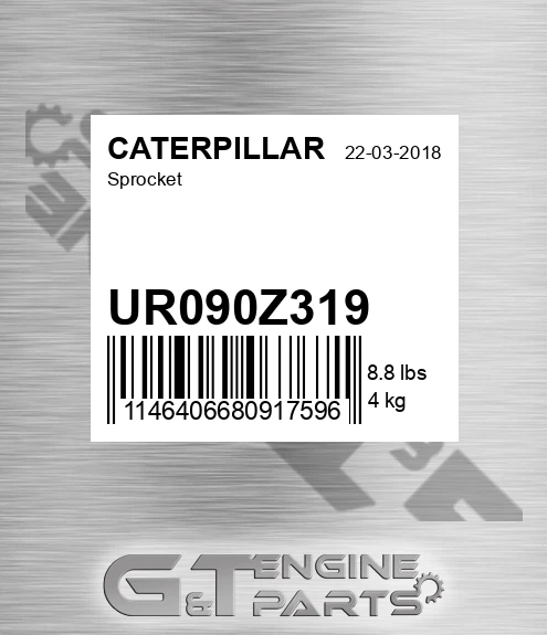 UR090Z319 Sprocket for CATERPILLAR