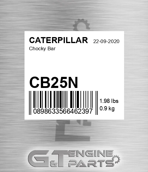 CB25N Chocky Bar for CATERPILLAR