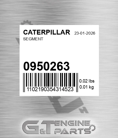 095-0263 Segment for CATERPILLAR