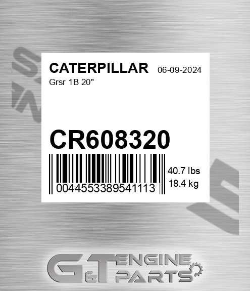 CR608320 Grsr 1b 20"