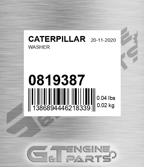 081-9387 Washer