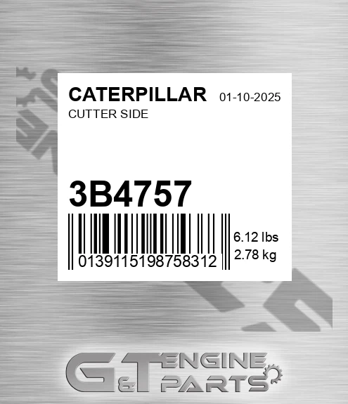 3B-4757 Cutter Side for CATERPILLAR