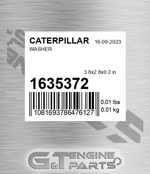 163-5372 Washer for CATERPILLAR