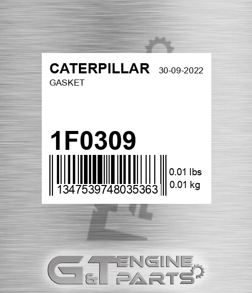 1F0309 Gasket