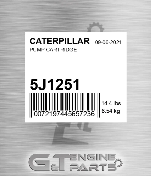 5J-1251 Pump Cartridge for CATERPILLAR