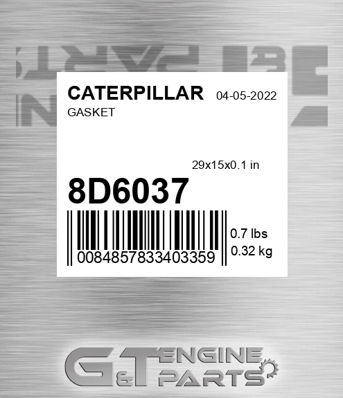 8D6037 Gasket