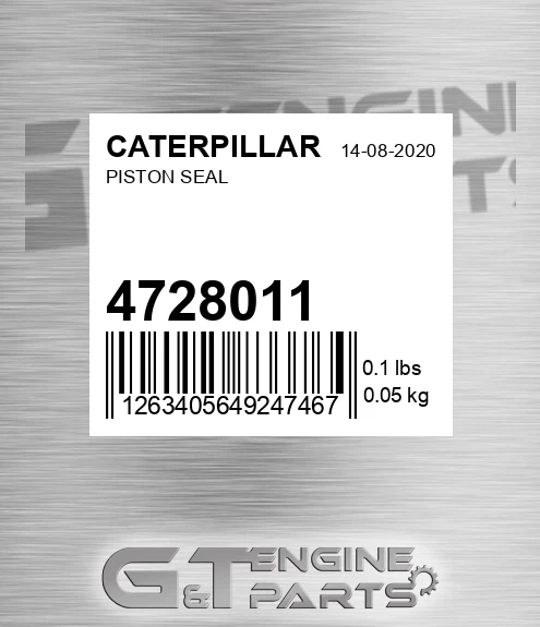 472-8011 Piston Seal for CATERPILLAR